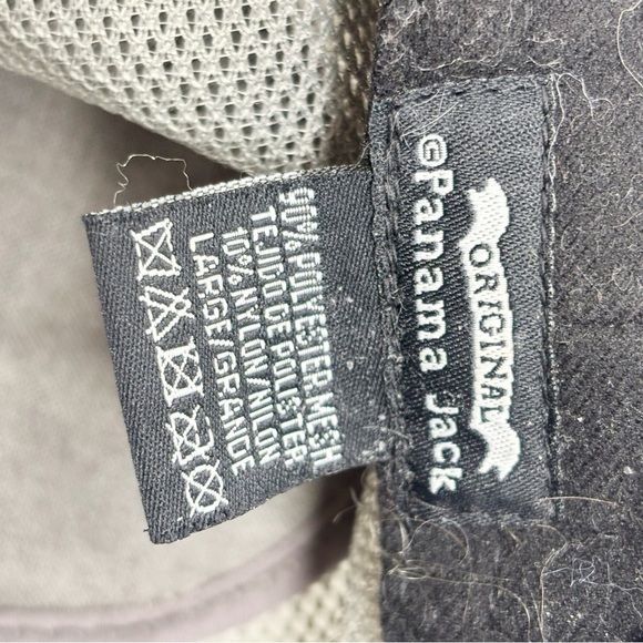 PANAMA JACK Men’s Gray Polyester & Nylon Weather Sun Shade Boonie Bush Hat Sz L - Picture 5 of 6